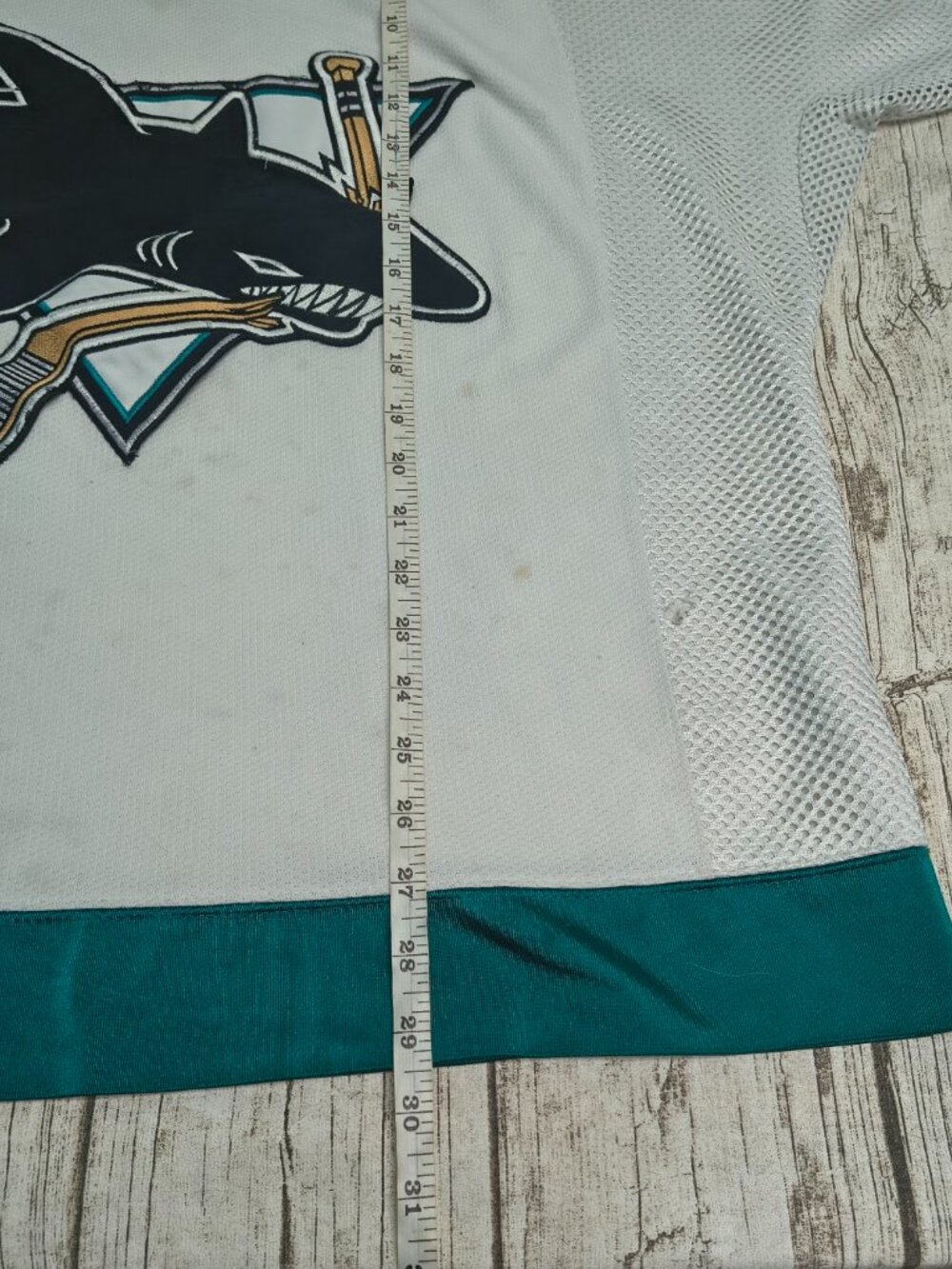 Vintage 1990's San Jose Sharks Starter Jersey NHL Size Large - Picture 8 of 10